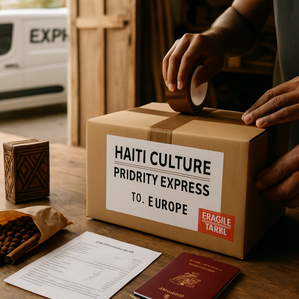 Expressversandoptionen bei Haiti Culture: Schnell europaweit